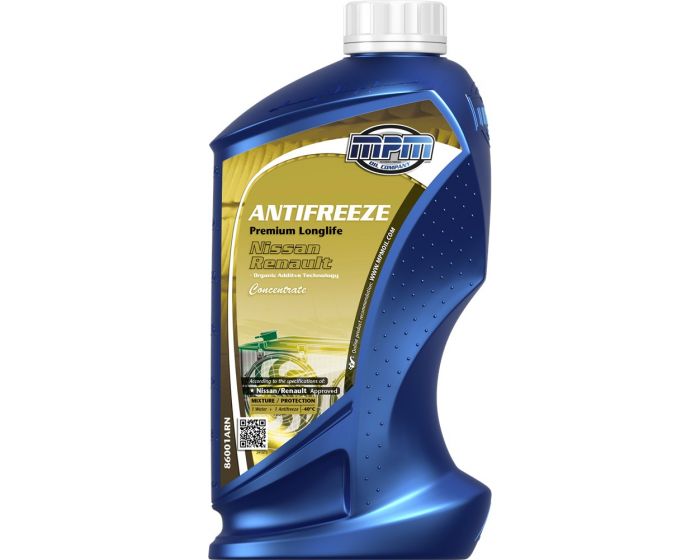 Antivries-Antifreeze-Premium-Longlife-Renault-/-Nissan-concentrate-1l-fles