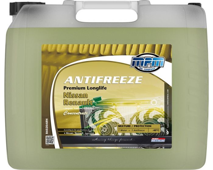 Antivries-Antifreeze-Premium-Longlife-Renault-/-Nissan-concentrate-20l-jerrycan